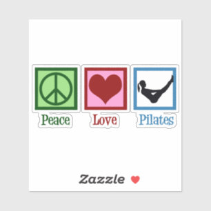 Sticker Pilates Peace Love