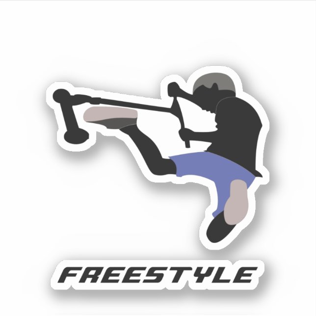 Sticker Pilote de scooter (Devant)