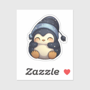 Sticker Pingouin de dessin