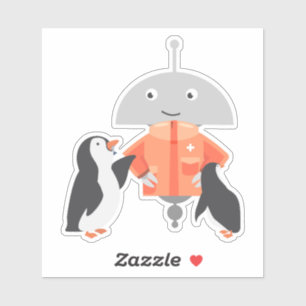 Sticker Pingouins Mia