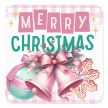 sticker Pink Joyeux Noël