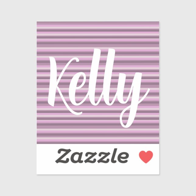 Sticker Pink stripes (Feuille)