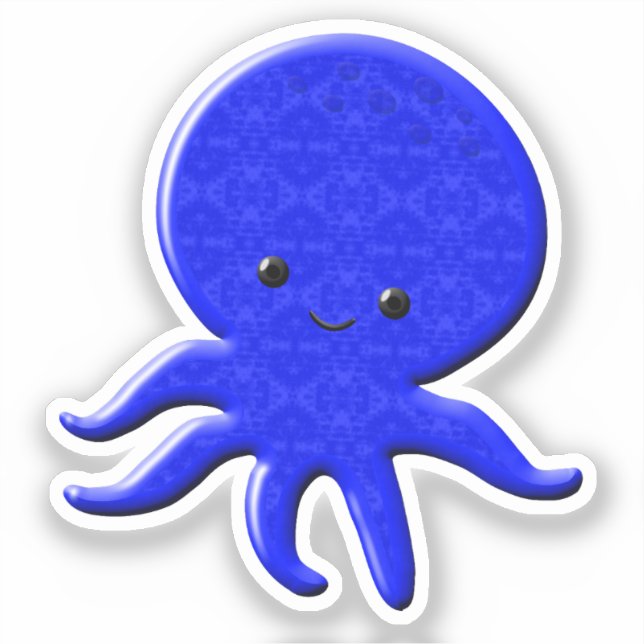 Sticker Pipe bleue mûre (Recto)