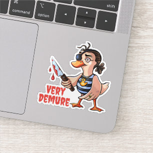 Sticker Pirate de canard très faible