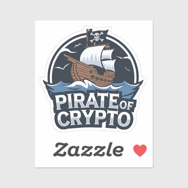 Sticker Pirate of Crypto (Feuille)