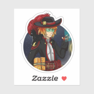 Sticker Pirate spatiale