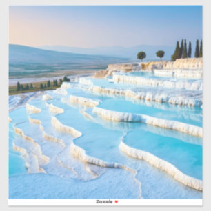 Sticker Piscine minérale Nature Extérieur Paysage Calme Re