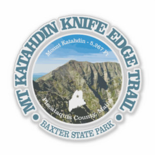 Sticker Piste de Knife Edge (Katahdin)