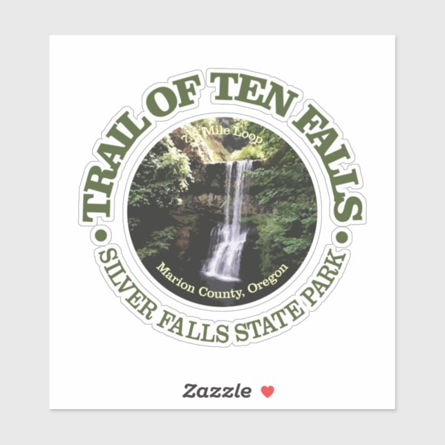 Sticker Piste de Ten Falls (e) (Feuille)