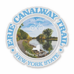 Sticker Piste du canal Erie (vélo c)