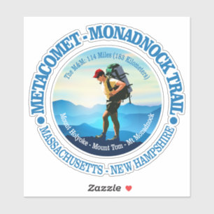 Sticker Piste Metacomt-Monadnock (Hiker C)