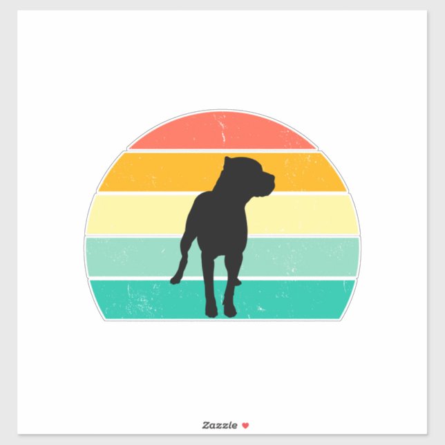 Sticker Pit Bull (Feuille)