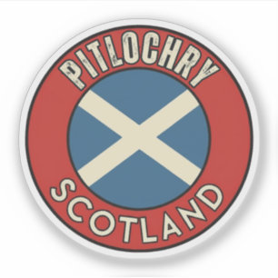 Sticker Pitlochry, Écosse