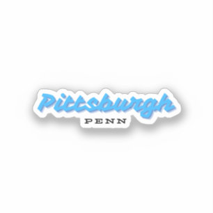 Sticker Pittsburgh Pennsylvanie