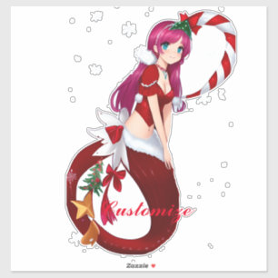 Sticker Pixie de Noël Mermaid Thunder_Cove