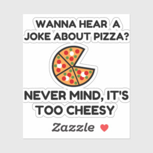 Sticker Plaisanterie de pizza
