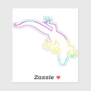 Sticker Plan multicolore GECKO