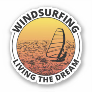 Sticker Planche à voile Surf Vent Sports nautiques Planche