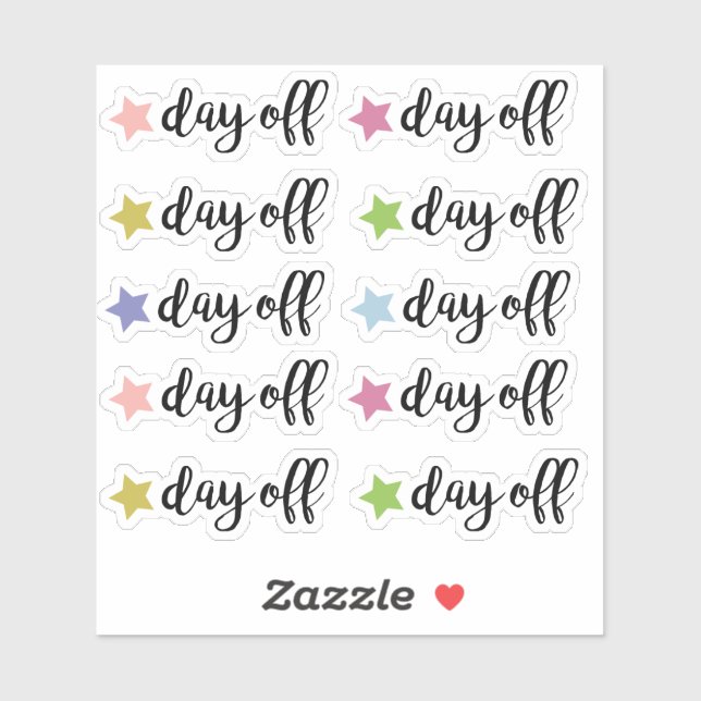 Sticker Planificateur de jour (Feuille)