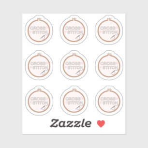Sticker Planificateur de loisirs de broderie au point de c