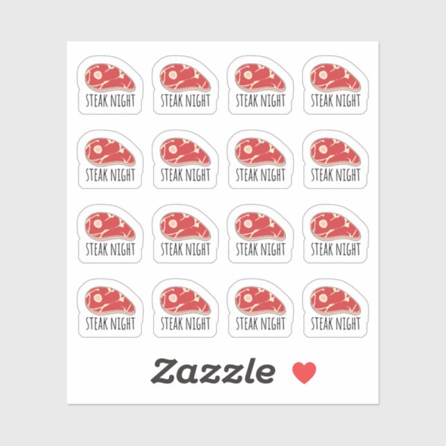 Sticker Planificateur de menu de cuisine pour repas du soi (Feuille)