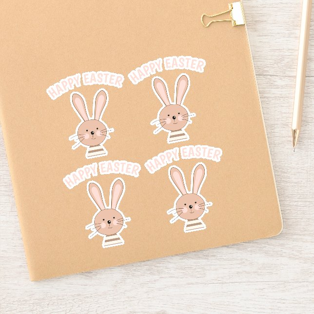 Sticker Planificateur de Pâques Lapin Mignon Scrapbooking  (Carnet)