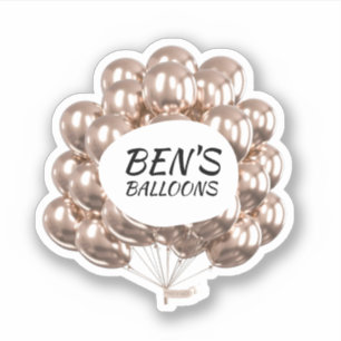 Sticker Planificateur de Parties scintillant des ballons d