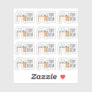 Sticker Planificateur de rappel de nettoyage de bureau d'é