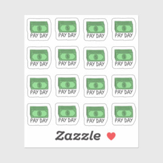 Sticker Planificateur Paycheck du gestionnaire Finance Tra