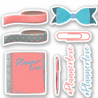 Sticker Planner love volume 2, jeu d'autocollants