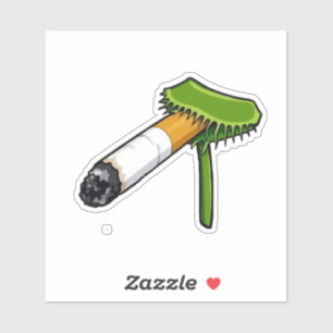 Sticker Plante de Vénus Flytrap avec cigare