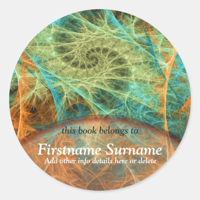 Sticker plaque d'Imaginaire fractionné (Devant)