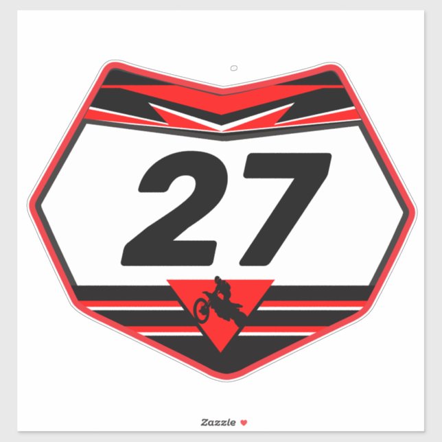 Sticker plaque d'immatriculation du vélo de terre Vinyl St (Feuille)