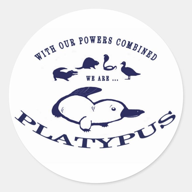 Sticker Platypus (Devant)