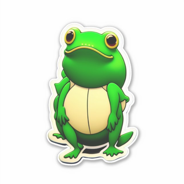 Sticker Plongez dans le monde de la grenouille avec notre  (Devant)