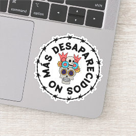 Sticker Plus de disparus (crâne)