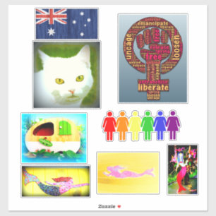 Sticker plusieurs sirènes et plus d'images amusantes