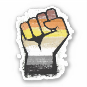 Sticker Poing de protestation d'ours