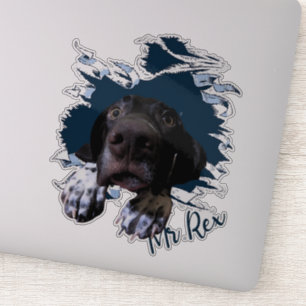 Sticker pointeur allemand