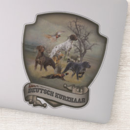 Sticker pointeur allemand
