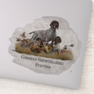 Sticker pointeur allemand