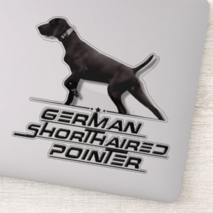 Sticker pointeur allemand