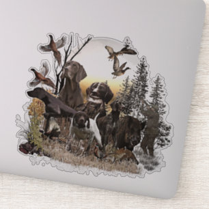 Sticker pointeur allemand