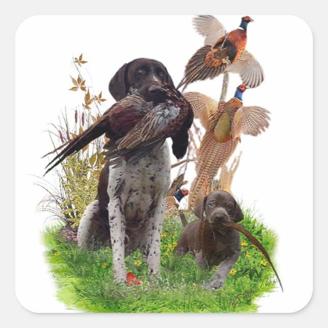 Sticker pointeur allemand (Devant)