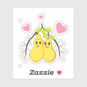 Sticker Poires jaunes