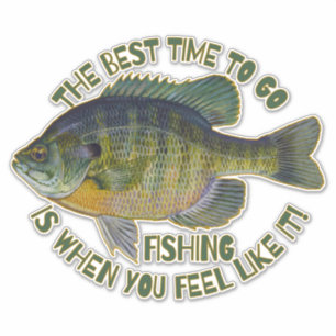 Sticker Poisson Blue Gill   Citations de pêche   FÊTE DES 