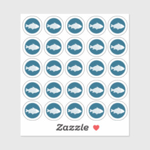 Sticker poisson de choix de repas