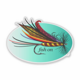 Sticker poisson (mouche)