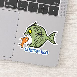 Sticker Poisson taupe