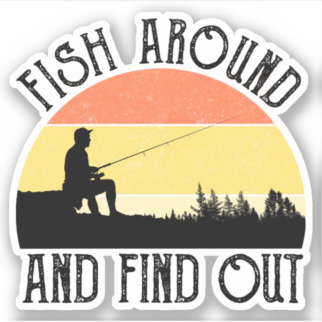 Sticker Poissons Autour Et Découvrez (Devant)